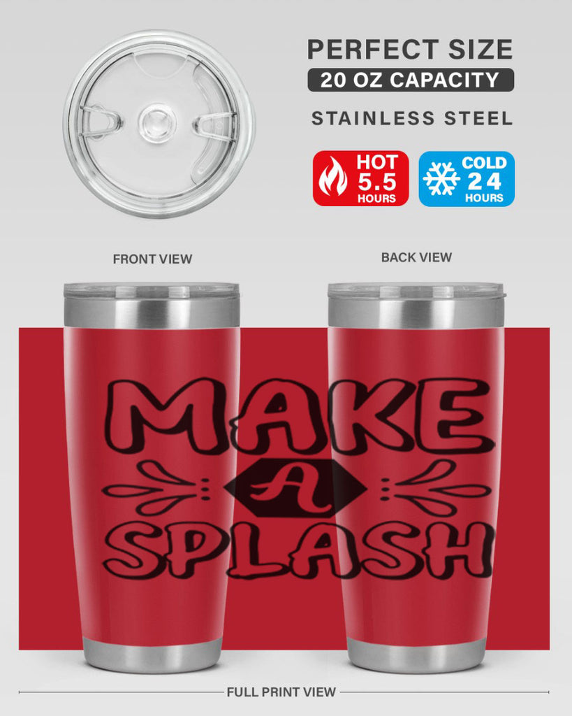Make a splash 310#- mermaid- Tumbler