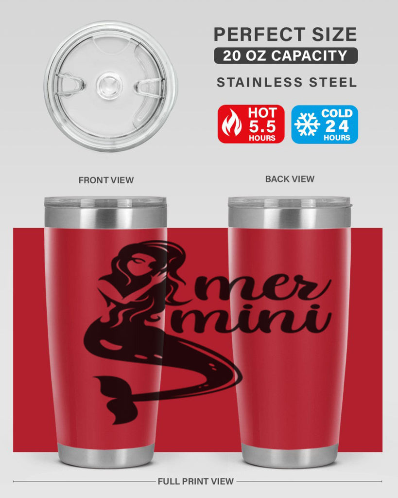 Mer mini 352#- mermaid- Tumbler