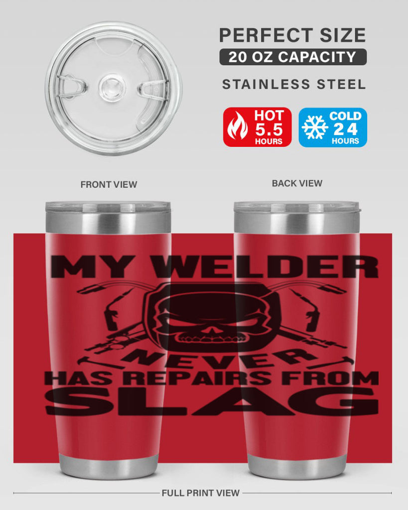 My welder never Style 7#- welder- tumbler