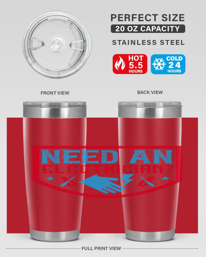 Need an electrician Style 23#- electrician- tumbler
