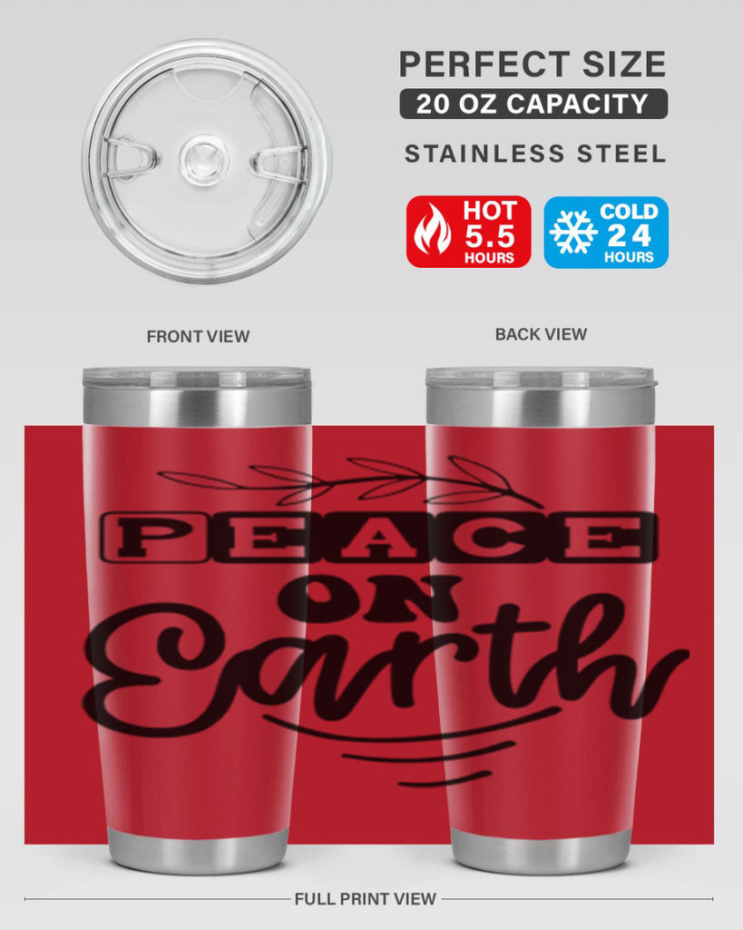 Peace on Earth 335#- winter- Tumbler