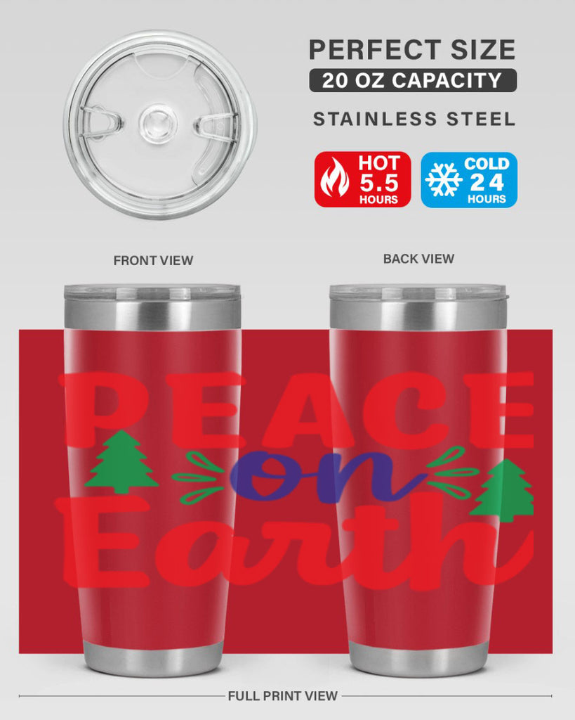 Peace on Earth 336#- winter- Tumbler