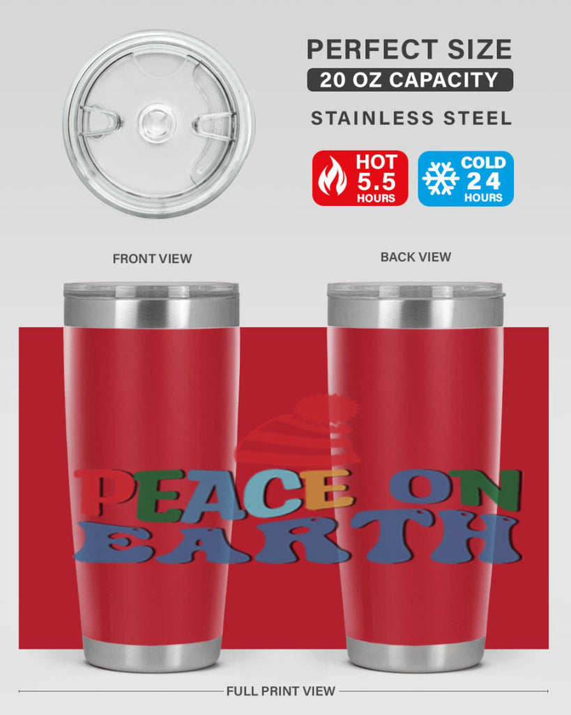 Peace on Earth 337#- winter- Tumbler