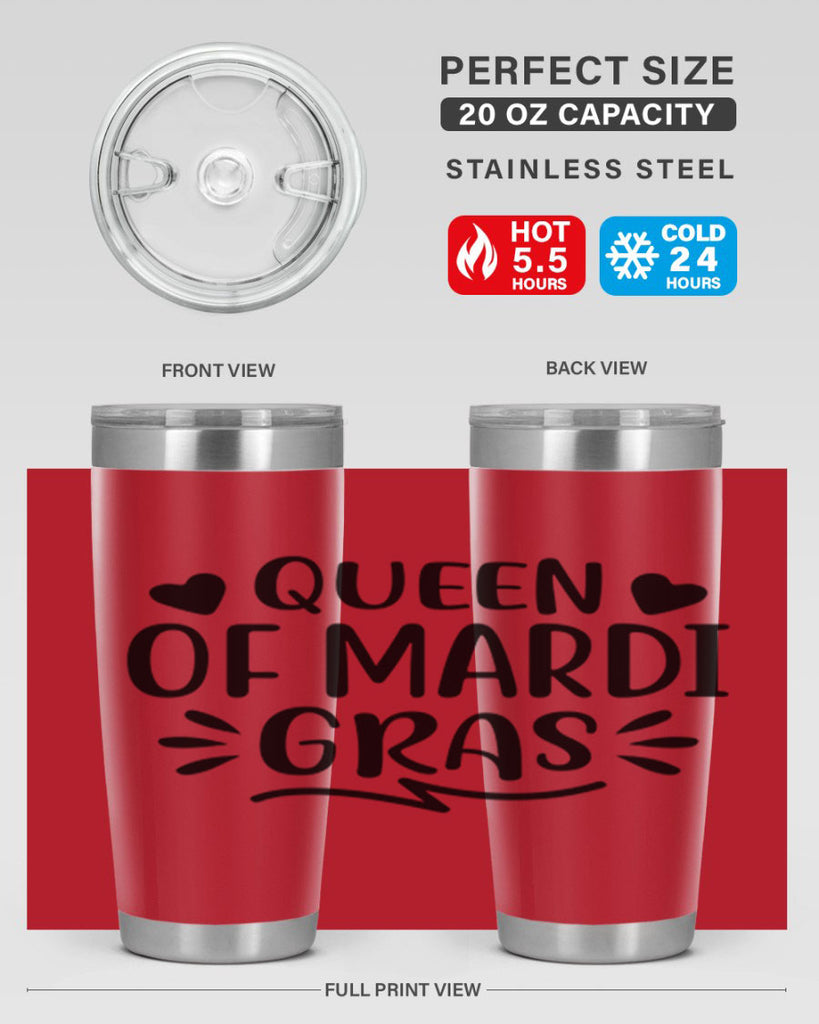 Queen Of Mardi Gras 133#- fashion- Cotton Tank