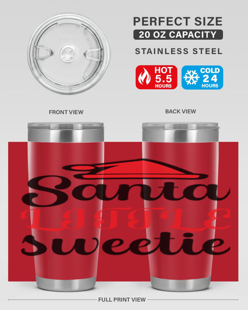 Santa little sweetie 350#- winter- Tumbler