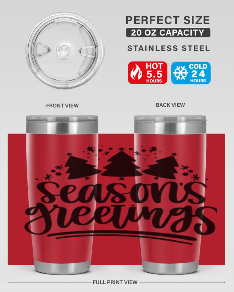 Seasons Greetings345#- winter- Tumbler