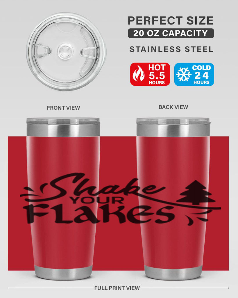 Shake Your Flakes 354#- winter- Tumbler