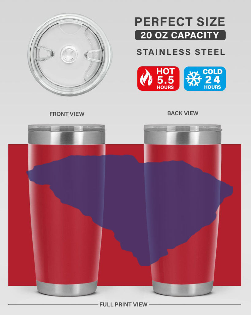 South Carolina 11#- stateflags- Tumbler