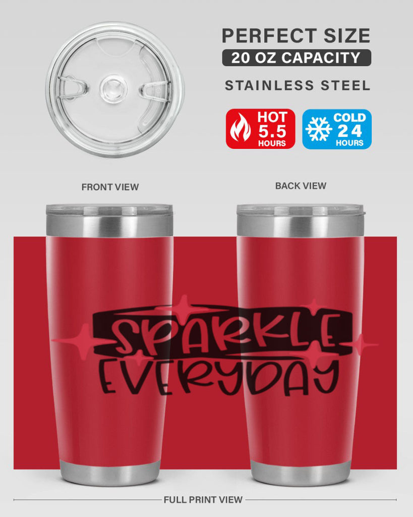 Sparkle Everyday Style 20#- make up- Tumbler