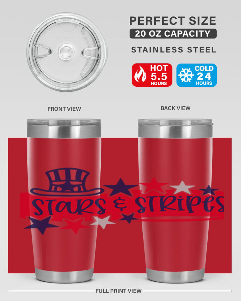 Stars Stripes Style 175#- Fourt Of July- Tumbler