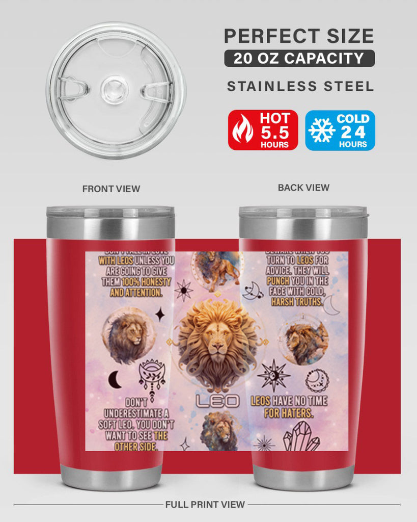 StraightLeo 473#- zodiac- Tumbler