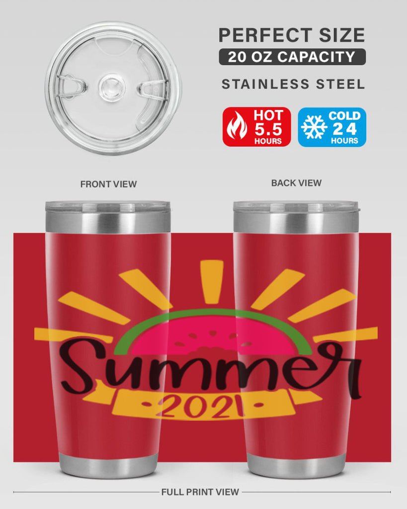 Summer Style 24#- summer- Tumbler