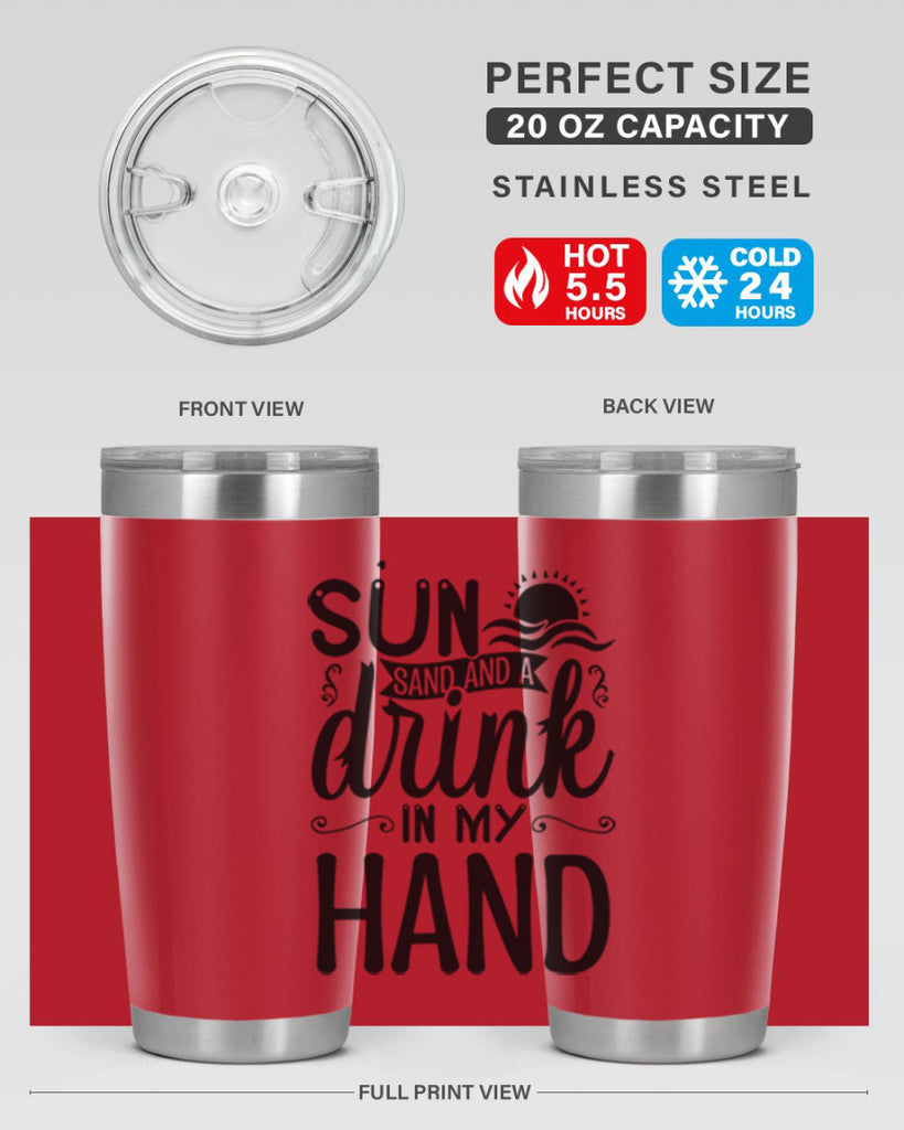 SunSandandaDrink 481#- zodiac- Tumbler