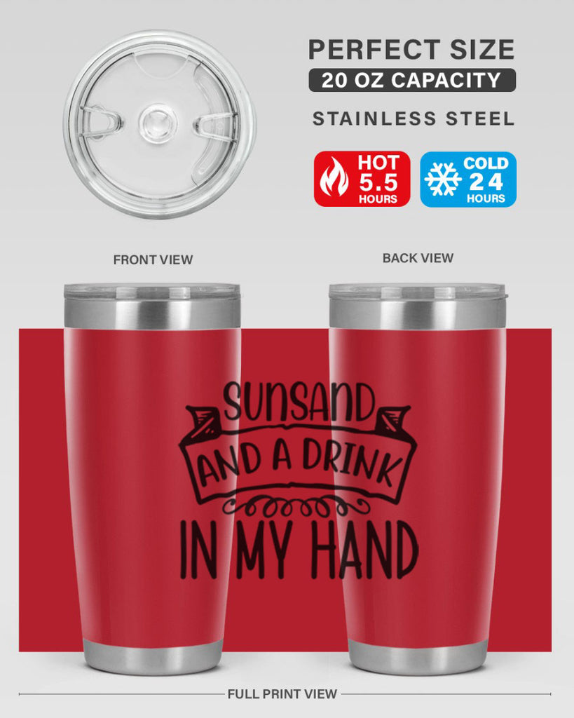 Sunsandandadrinkin 483#- zodiac- Tumbler