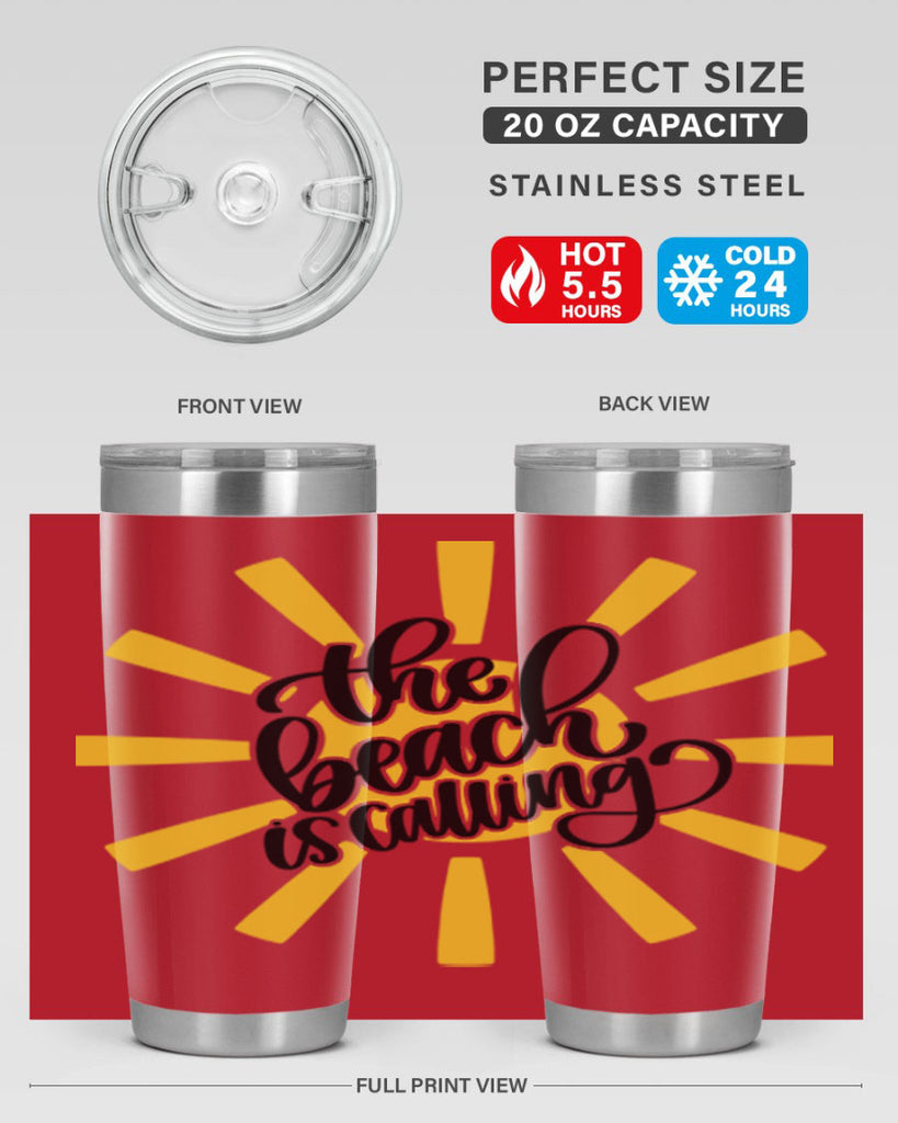 The Beachy Is Calling Style 10#- summer- Tumbler