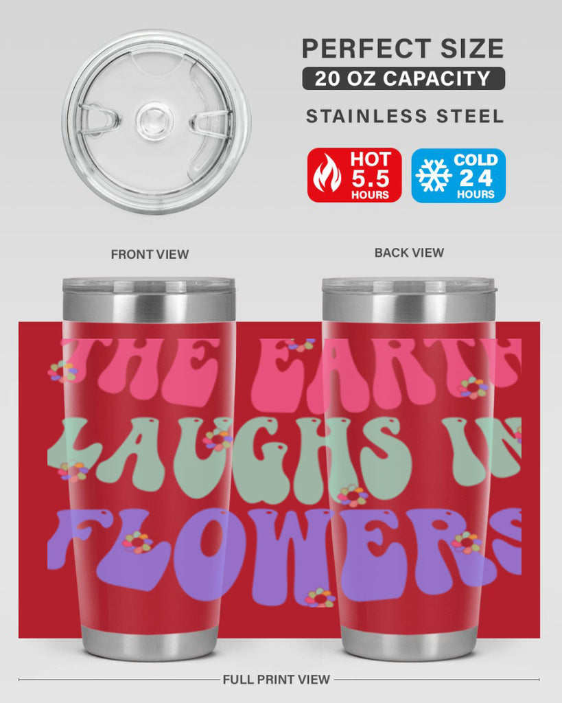 The earth laughs in flowers 532#- spring- Tumbler