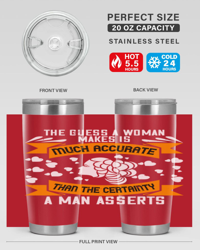 The guess a woman makes is much accurate Style 31#- womens day- Tumbler
