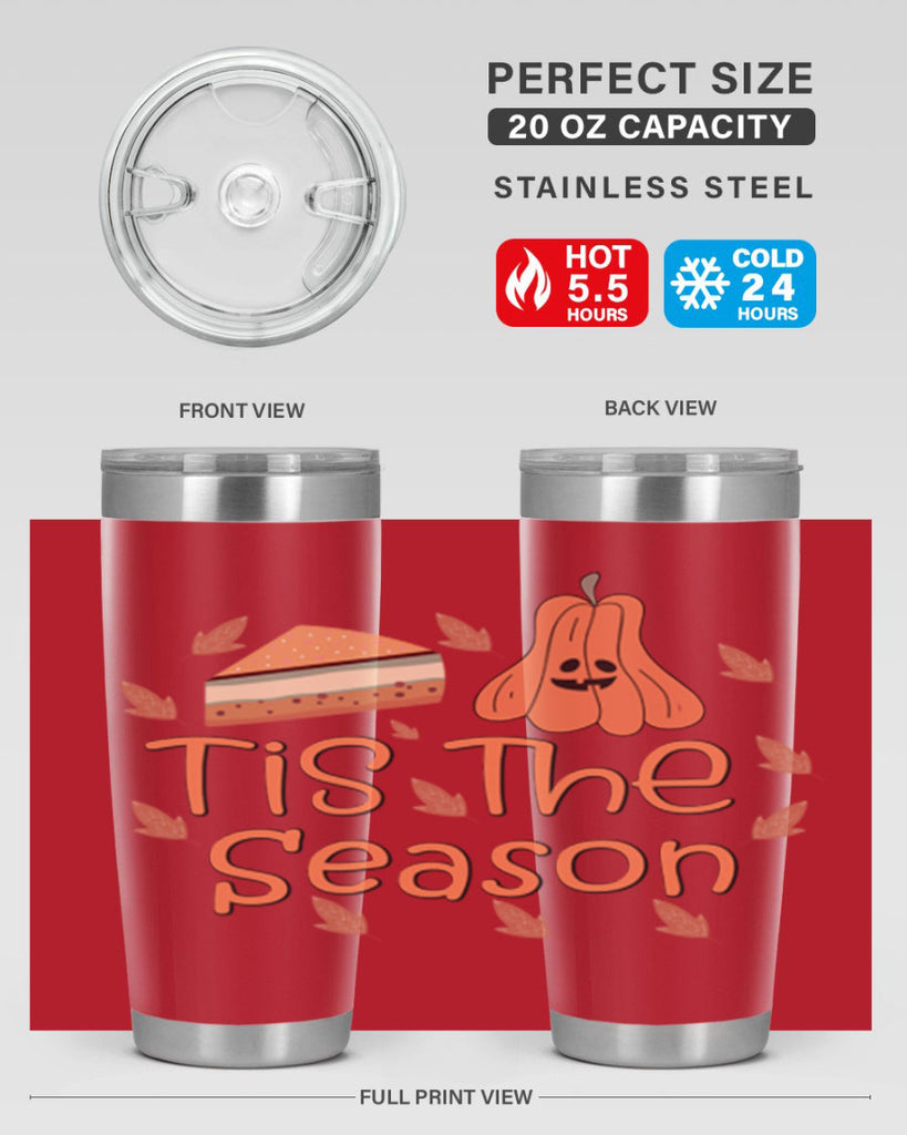 Tis The Season 618#- fall- Tumbler
