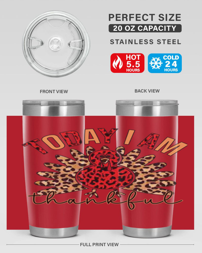 Today i am thankful 621#- fall- Tumbler