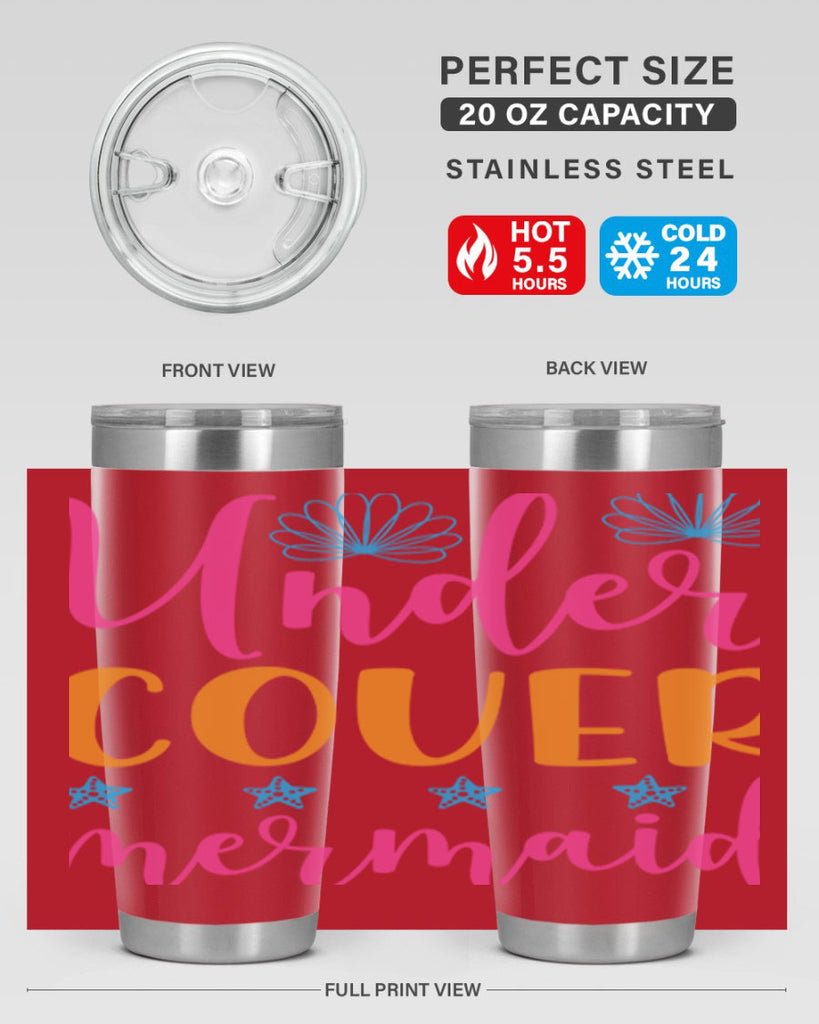 Under Cover Mermaid Design 653#- mermaid- Tumbler
