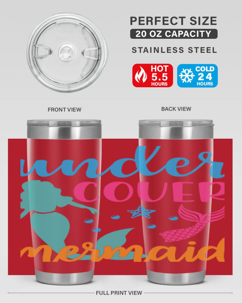 Under Cover Mermaid Design 654#- mermaid- Tumbler