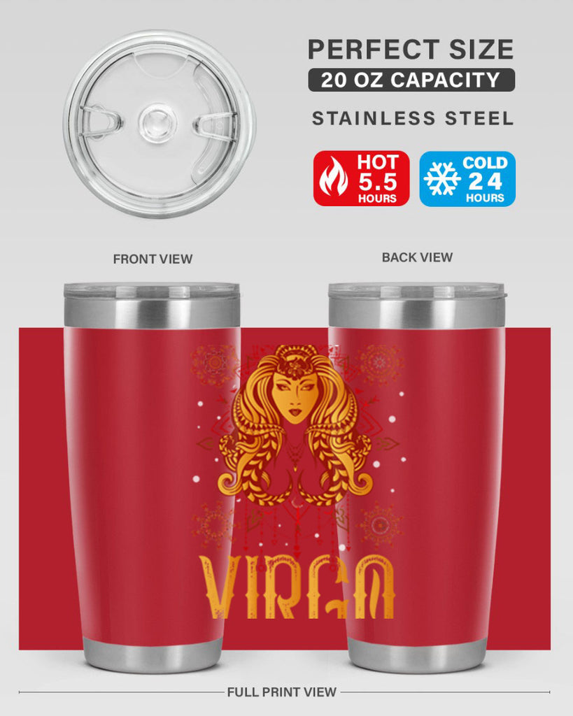 Virgo 542#- zodiac- Tumbler