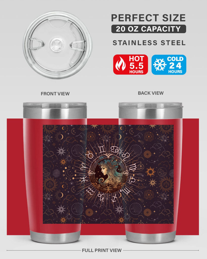 Virgo Straight 529#- zodiac- Tumbler