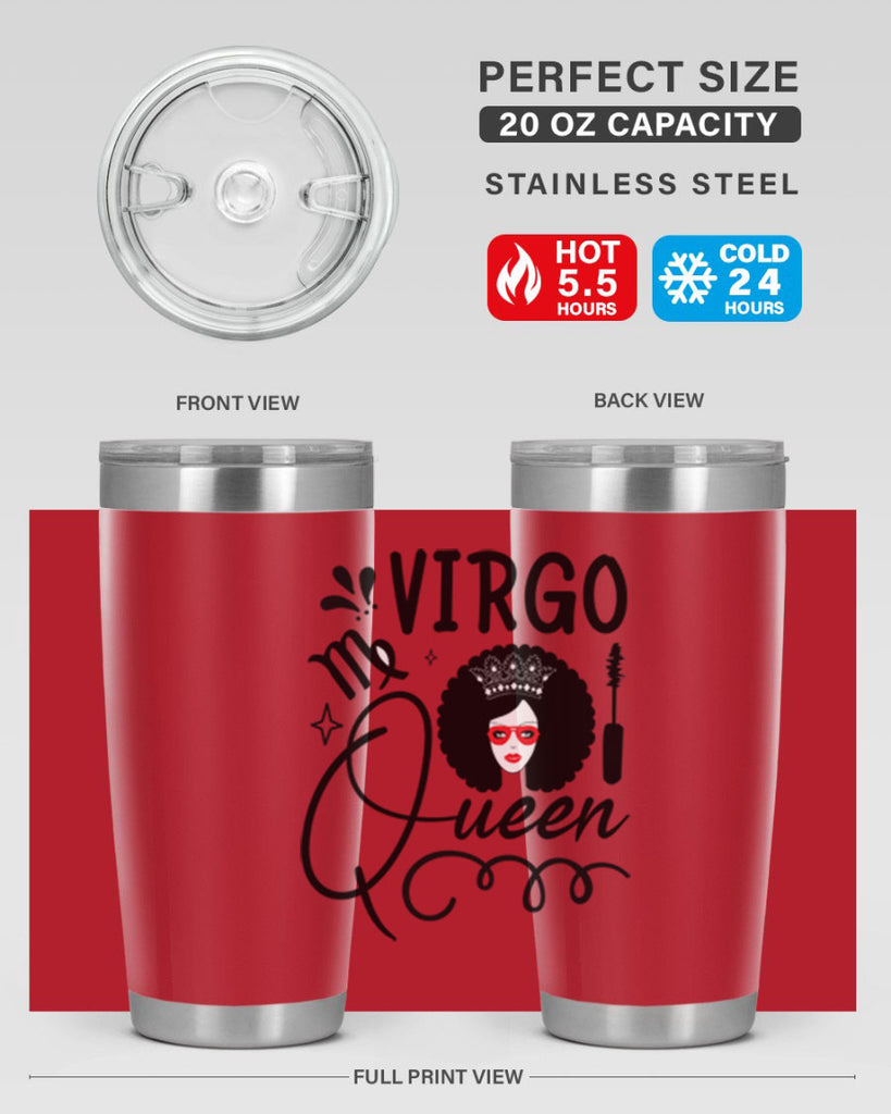 Virgo queen 541#- zodiac- Tumbler