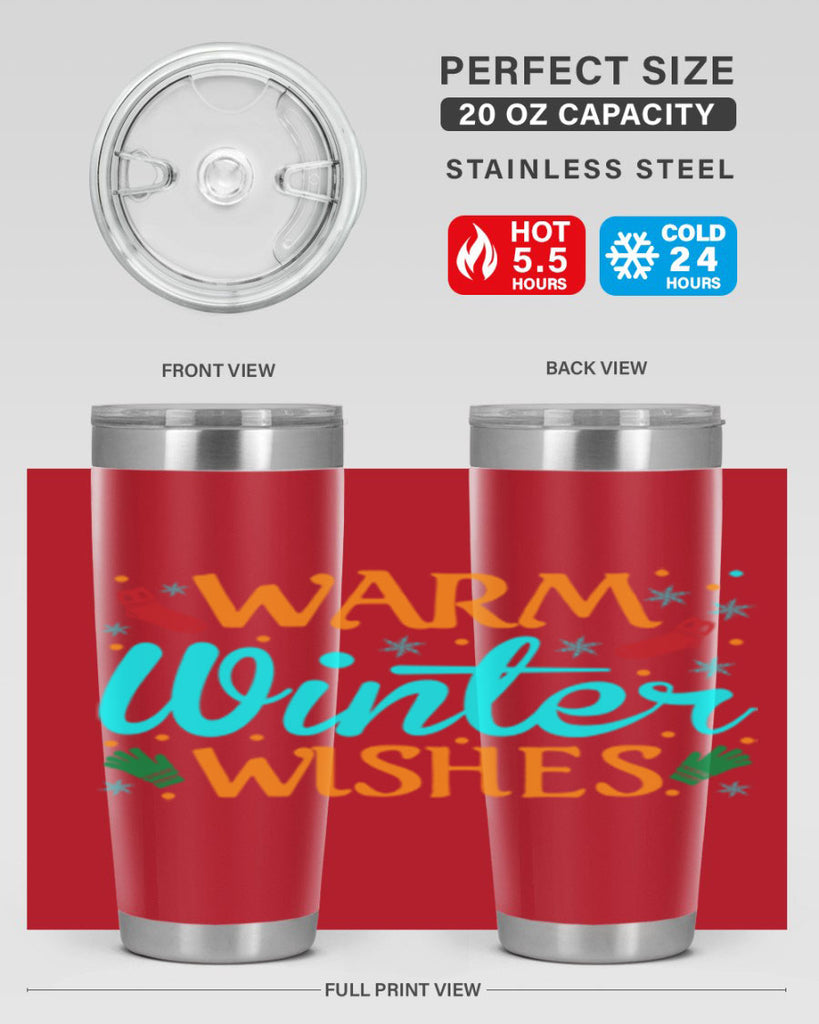Warm Winter Wishes 465#- winter- Tumbler
