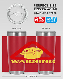 Warning Style 12#- duck- Tumbler