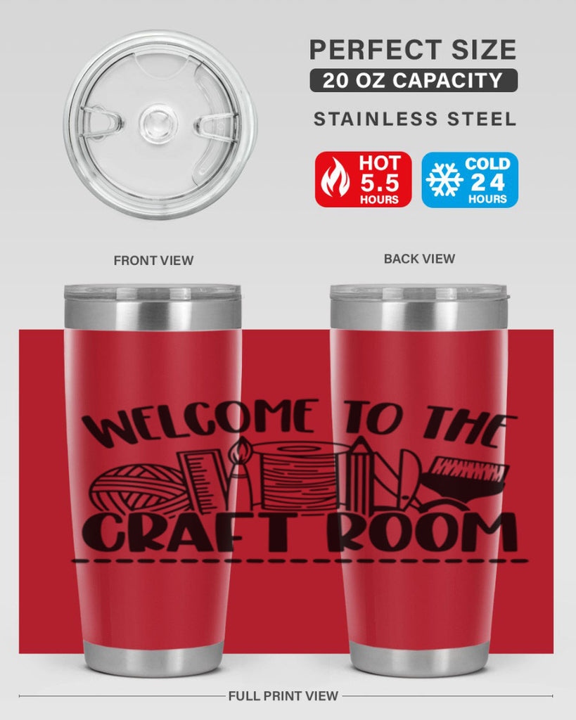 Welcome To the Craft Room 1#- crafting- Tumbler