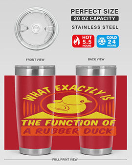 What exactly is the function of a rubber duck Style 10#- duck- Tumbler