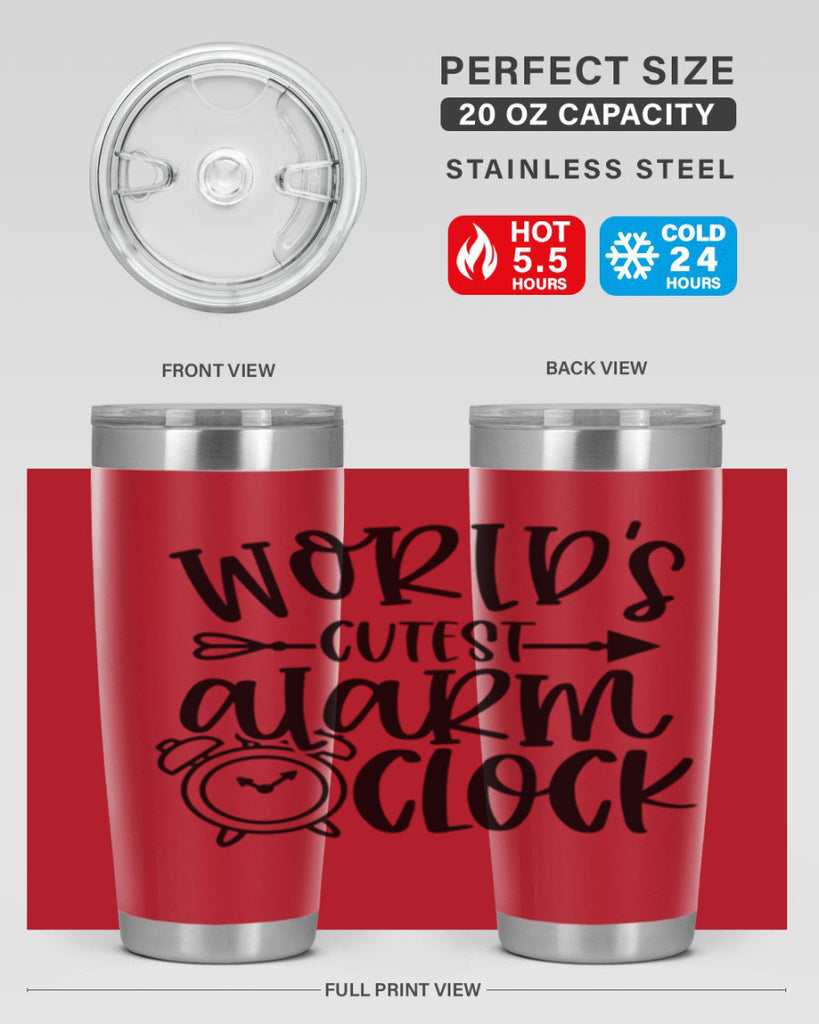 Worlds Cutest Alarm Clock Style 14#- baby- tumbler