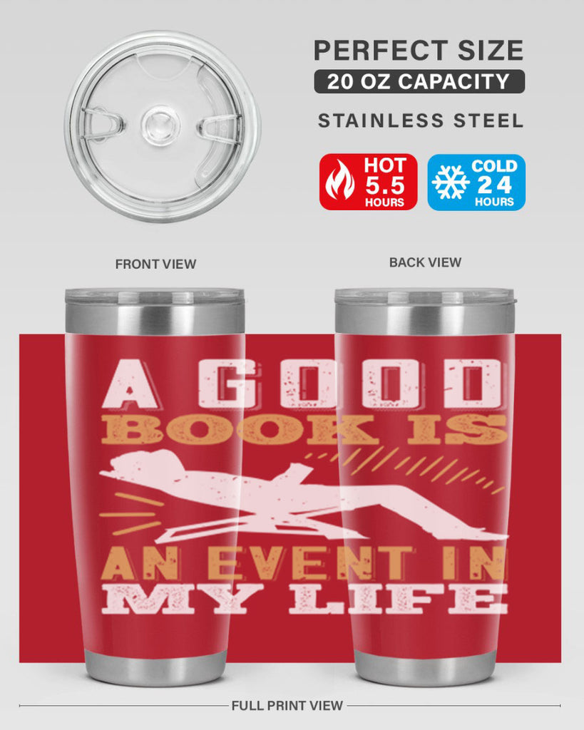 a good book is an event in my life 78#- reading- Tumbler