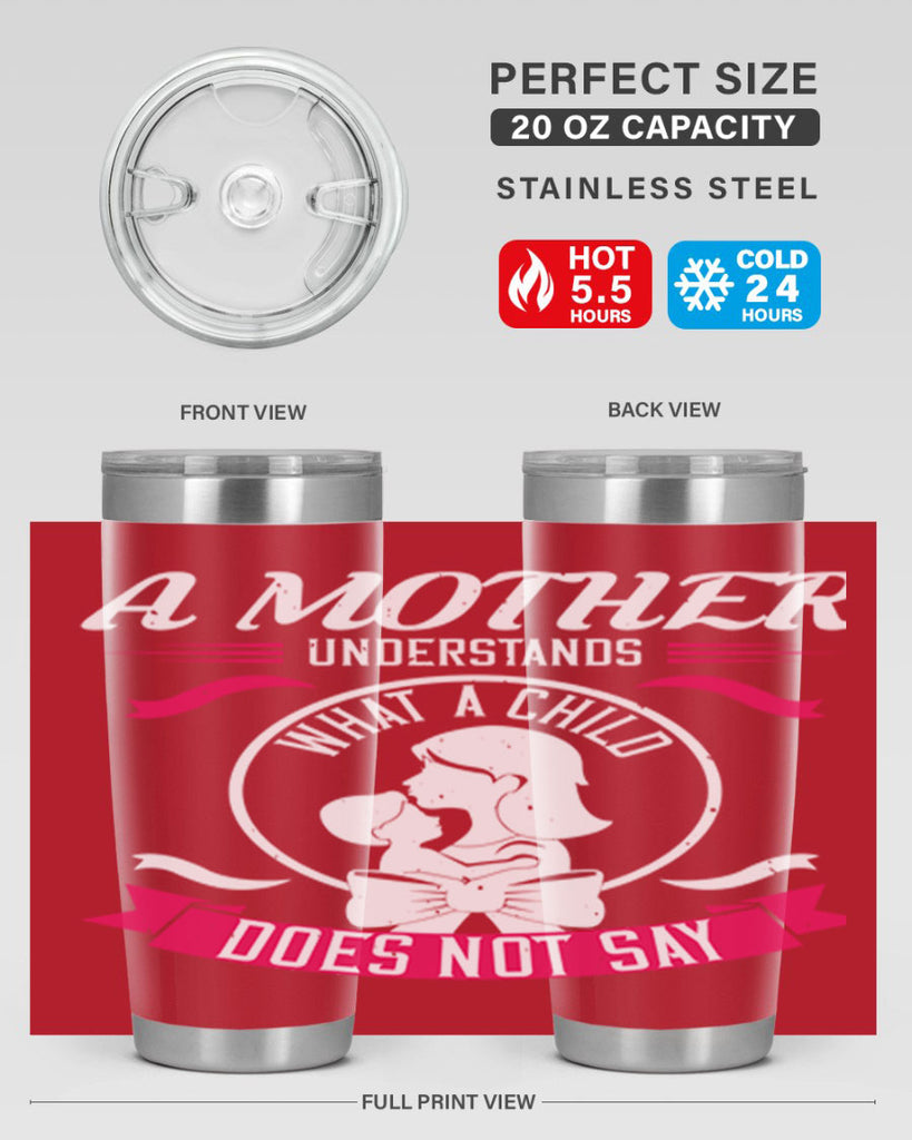a mother understands 8#- mothers day- Tumbler