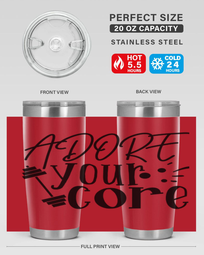 adore your core Style 111#- summer- Tumbler