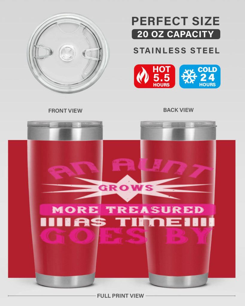 an aunt grows more treasured as time goes by 220#- mom- Tumbler