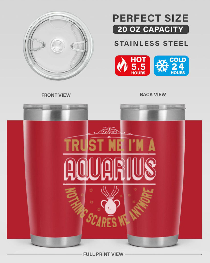 aquarius 87#- zodiac- Tumbler