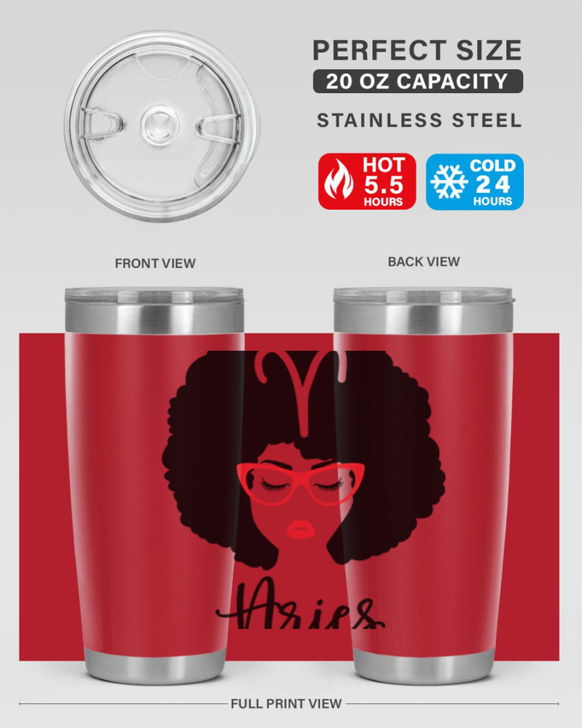 aries 122#- zodiac- Tumbler