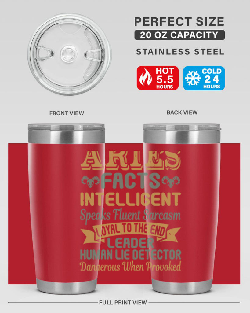 aries 123#- zodiac- Tumbler