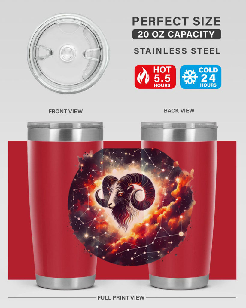 aries 126#- zodiac- Tumbler