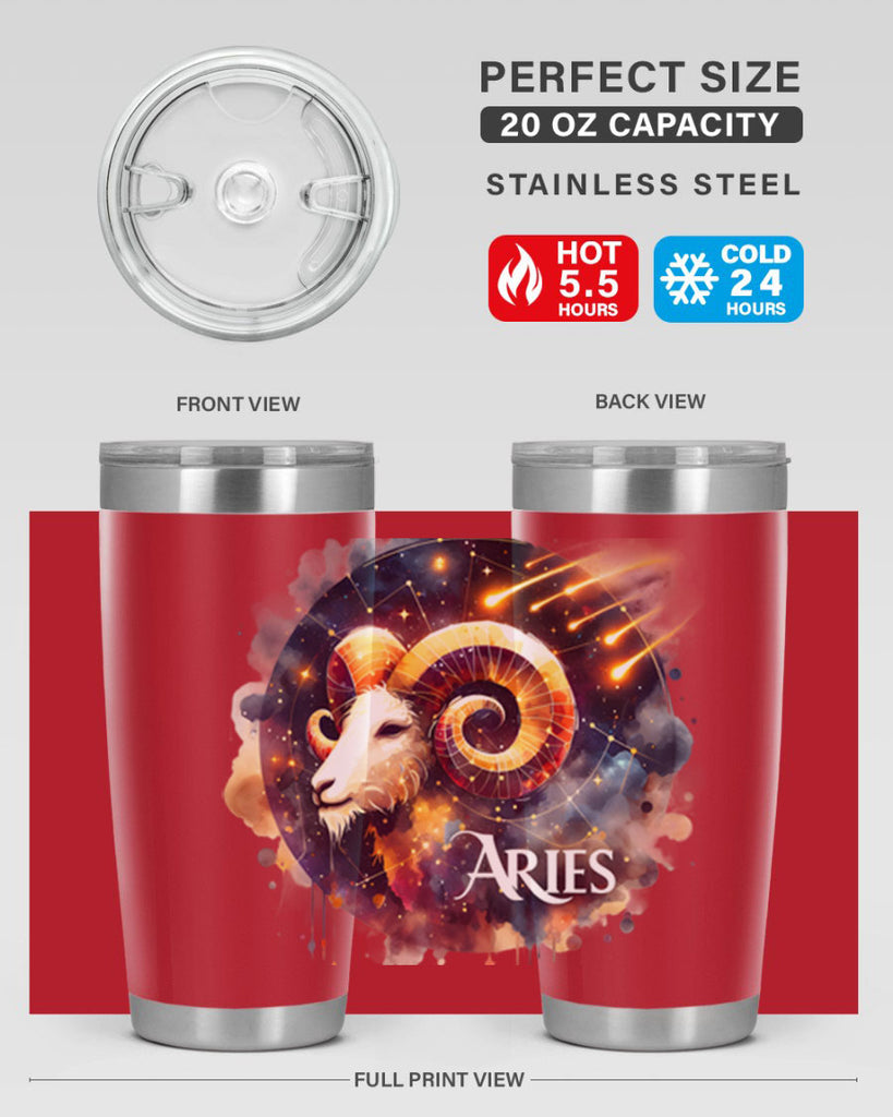 aries 127#- zodiac- Tumbler