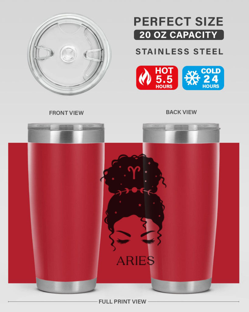 aries 132#- zodiac- Tumbler