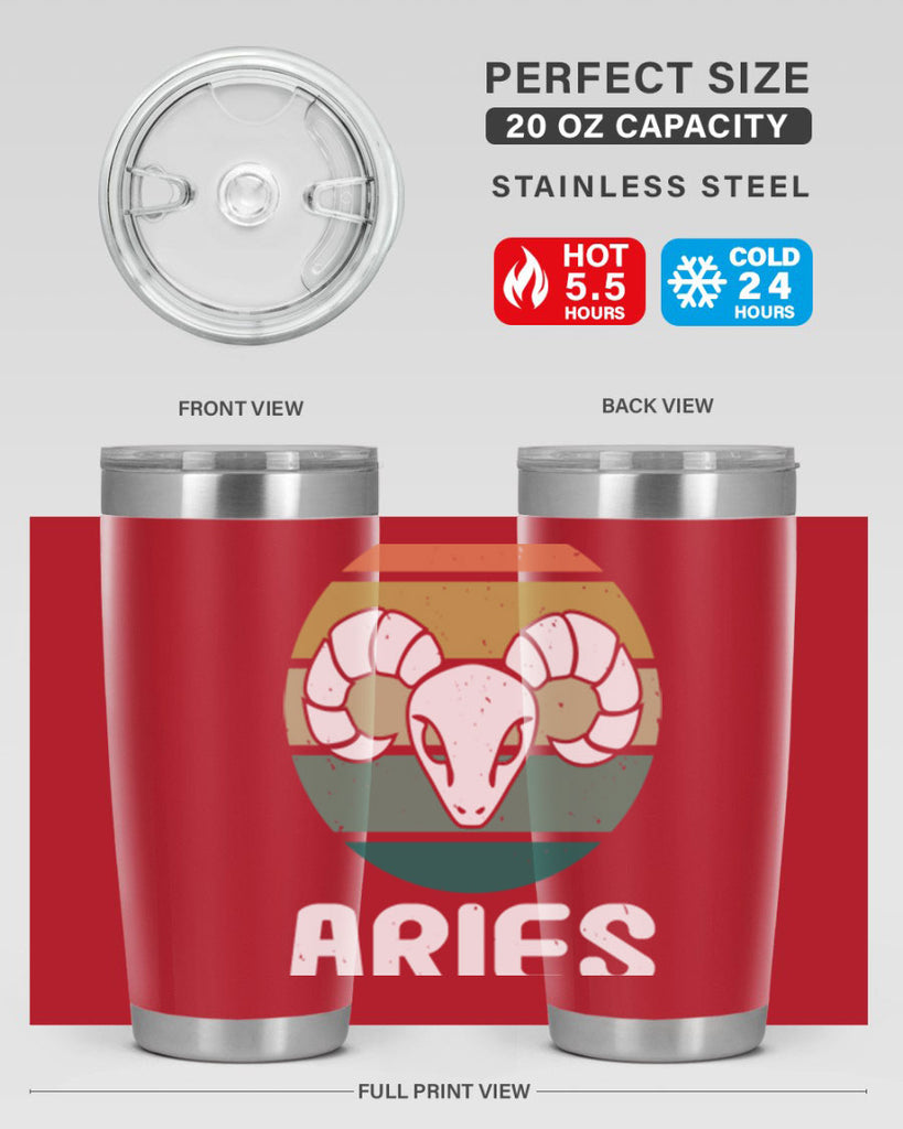 aries 134#- zodiac- Tumbler