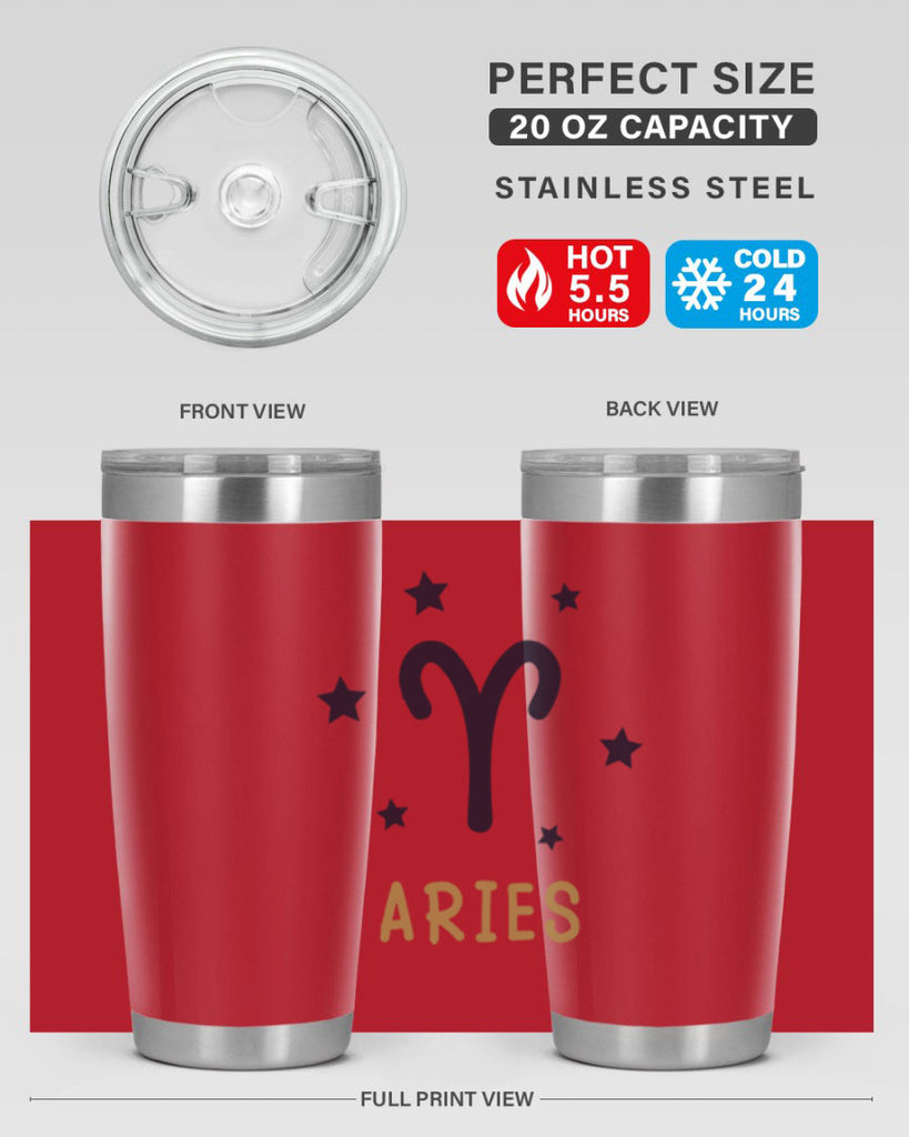 aries 135#- zodiac- Tumbler