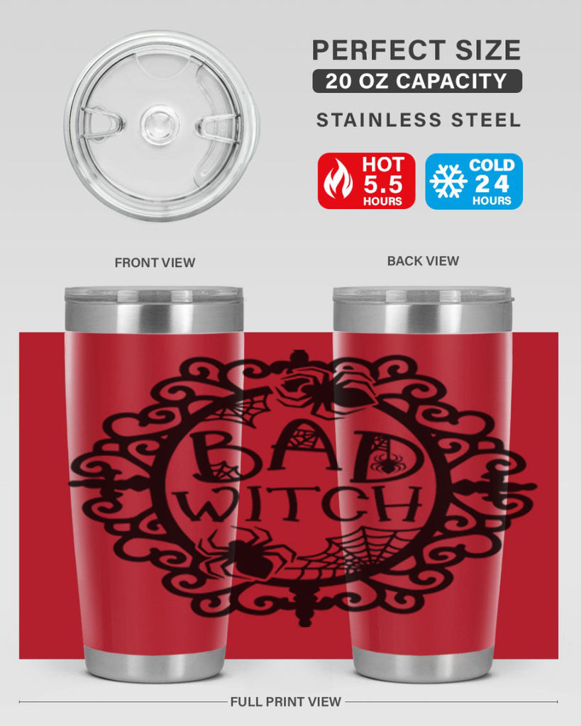 bad witch 92#- halloween- Tumbler