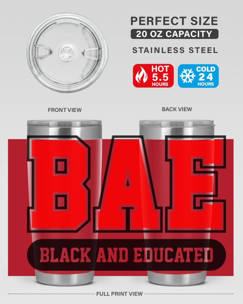 bae black and educated 266#- black words phrases- Cotton Tank