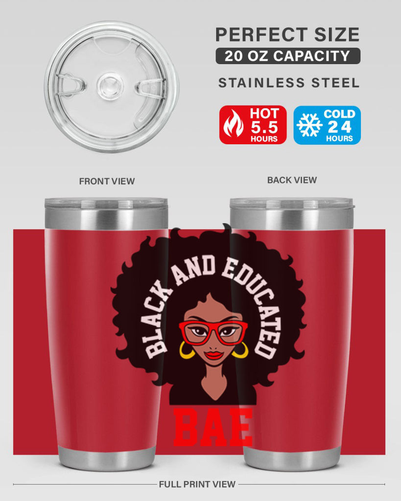 bae black and educated 267#- black words phrases- Cotton Tank