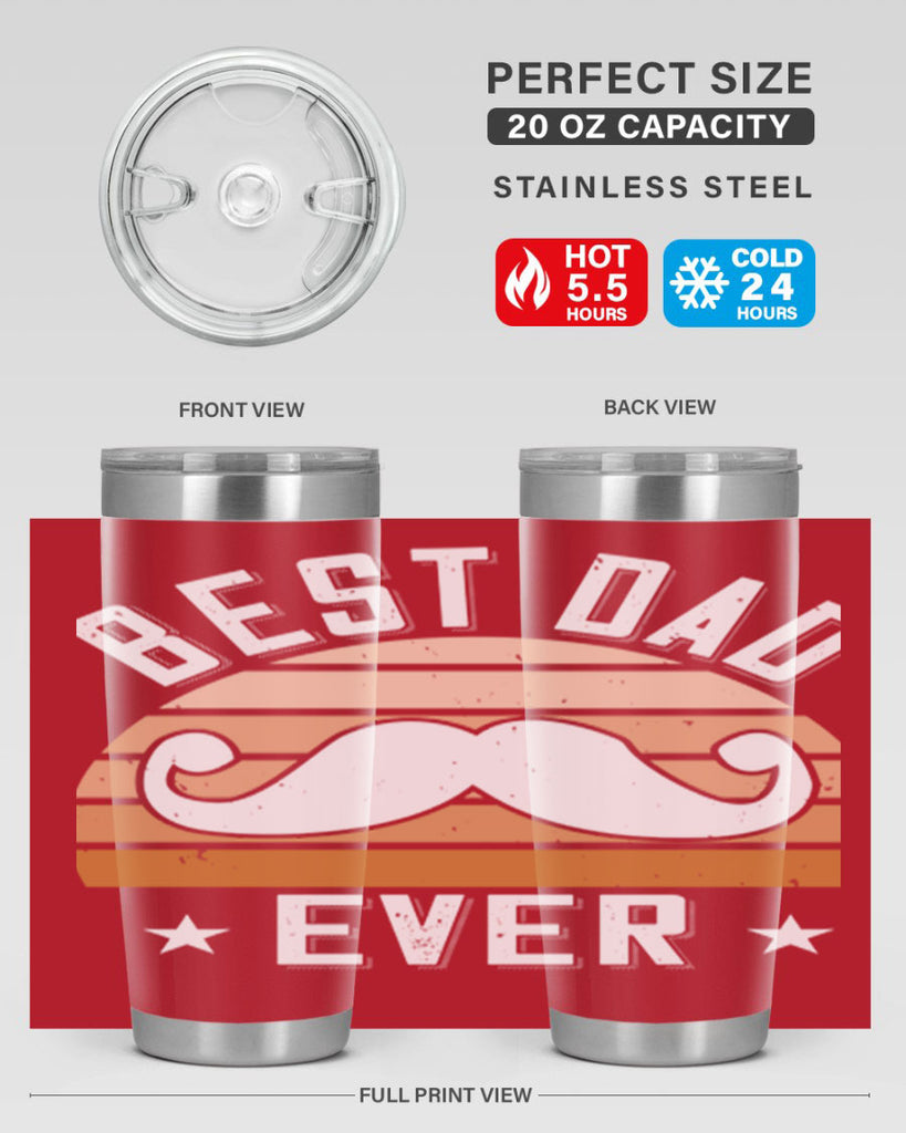 best dad ever 124#- fathers day- Tumbler