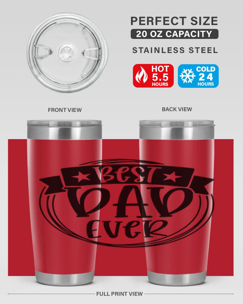 best dad ever 72#- fathers day- Tumbler